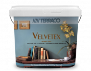 Terraco Velvetex Покрытие декоративное бархатистое с перламутровым эффектом для внутренних работ