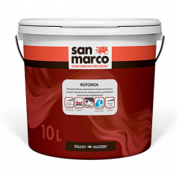 San Marco Rotonda Краска износостойкая на водной основе для получения престижной поверхности для внутренних работ