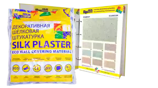 Silk Plaster Ecodecor / Силк Пластер Экодекор жидкие обои (шелковая декоративная штукатурка)