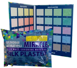 Silk Plaster Miracle / Силк Пластер Миракл жидкие обои (шелковая декоративная штукатурка)