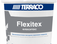 Terraco Flexitex Покрытие высокоэластичное акриловое текстурное для внешних и внутренних работ