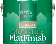 Benjamin Moore Regal Select Exterior Paint - Moorlife Flat Finish W105 / Бенжамин Мооре Ригал Селект краска акриловая фасадная, совершенно матовая