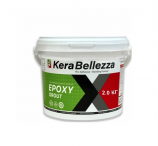 KeraBellezza Design Затирка цветная эпоксидная стойкая к пятнам и трещинам для внутренних и наружных работ 2кг