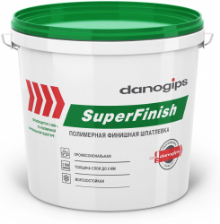 Danogips SuperFinish финишная пастообразная полимерная шпатлевка