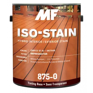 MF Paints ISO-STAIN 875 Пропитка на основе смеси уретана и сверхпроникающего масла для внутреннего и наружного применения