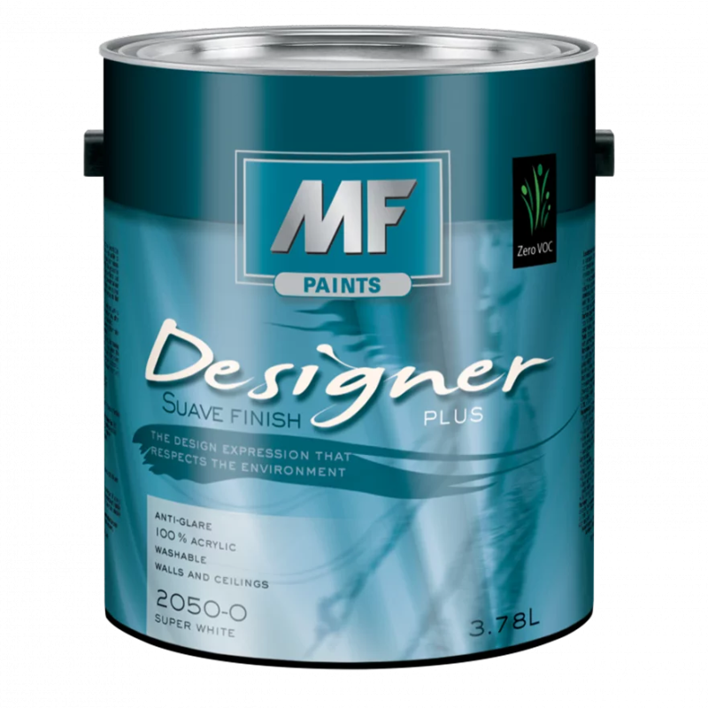 MF Paints Designer Plus 2050 Краска акриловая премиум качества для внутреннего и наружного применения