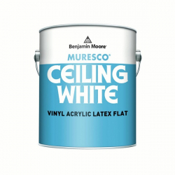 Benjamin Moore 258 Moore’s Muresco Ceiling White / Бенжамин Моор Муреско краска для потолков винил-акриловое покрытие, с эффектом рассеивания света