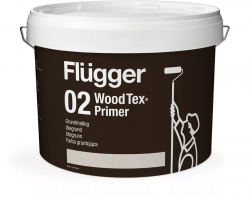 Flugger 02 Wood Tex Primer Грунт алкидный на водной основе по дереву, пигментированный
