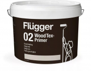 Flugger 02 Wood Tex Primer Грунт алкидный на водной основе по дереву, пигментированный