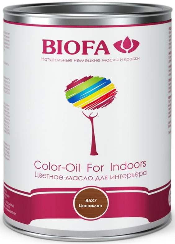 Biofa 8521-05 Color-Oil For Indoors Масло цветное для интерьера, Циннамон