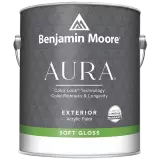 Benjamin Moore Aura 632 Waterborne Exterior Paint Semi-Gloss Finish / Бенжамин Моор Аура краска акриловая для наружных работ с низким блеском