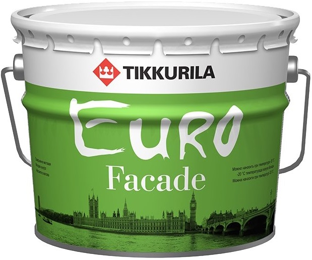 Tikkurila Euro Facade Plus / Тиккурила Евро Фасад Плюс краска для минеральных фасадов