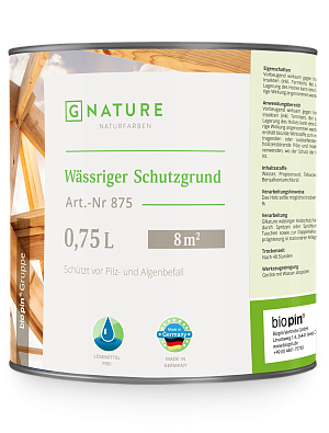 GNature Wässriger Schutzgrund Антисептик для дерева для внешних работ