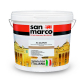 San Marco AC Quarzo Краска фасадная выравнивающая с кварцевым наполнителем с защитой от плесени для наружных и внутренних работ