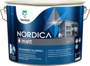 Teknos Nordica Matt / Текнос Нордика Матт краска для наружных работ на водной основе по дереву