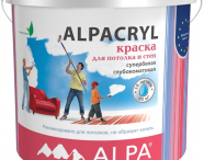 Alpa Alpacryl / Альпа Альпакрил краска для потолков