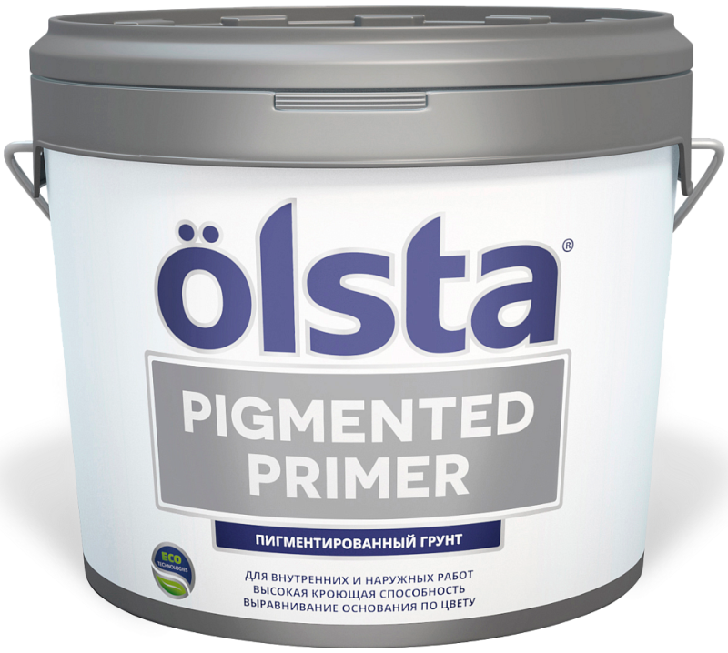 Olsta Pigmented Primer Грунт укрывающий под колеровку для внутренних и наружных работ