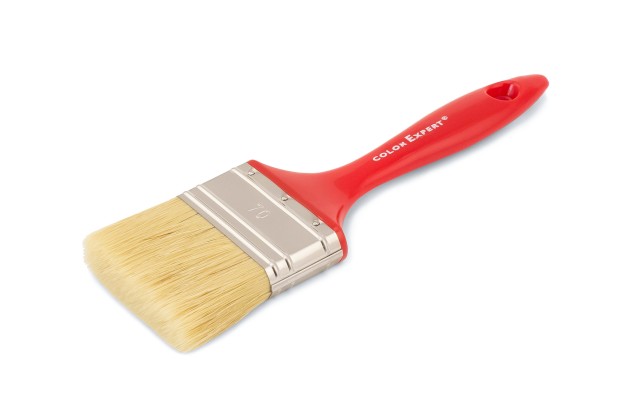 Color Expert 81287002 / Колор Эксперт кисть флейцевая, светлая щетина, пластиковая лаковая ручка