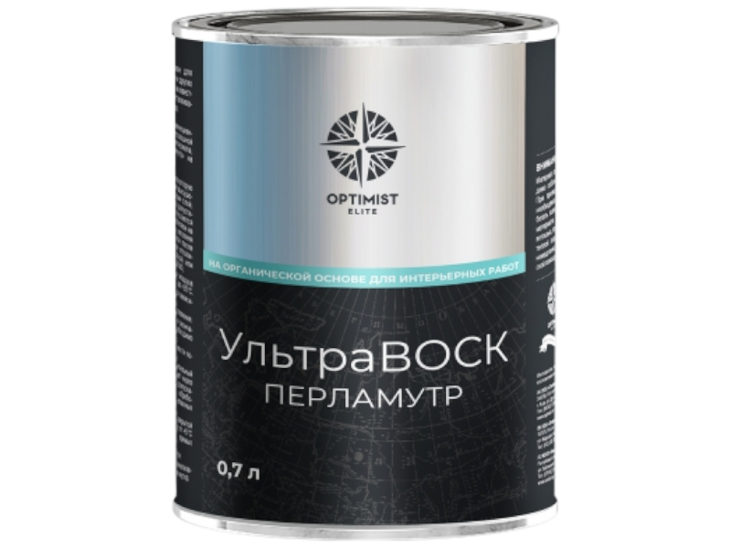Optimist Elite D 749 / Оптимист Элит Ультра - воск защитное декоративное финишное покрытие, перламутр