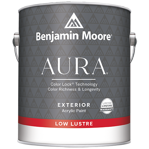 Benjamin Moore Aura 634 Waterborne Exterior Paint Low Lustre Finish / Бенжамин Моор Аура краска акриловая для наружных работ с низким блеском