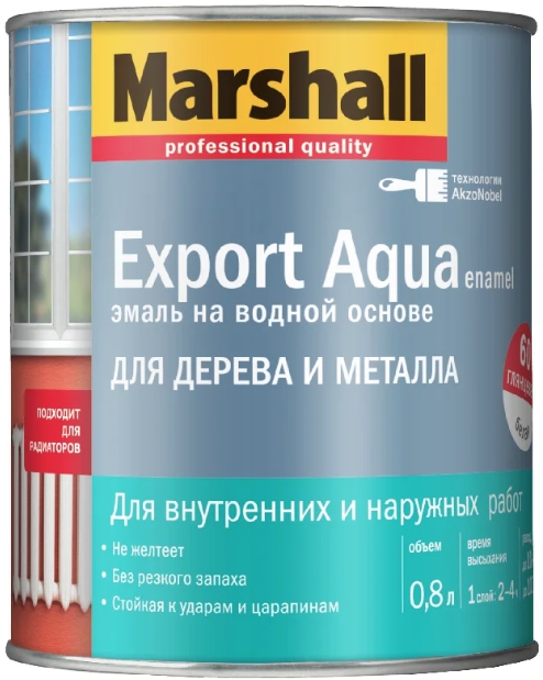 Marshall Export Aqua Enamel Эмаль на водной основе универсальная, полуматовая