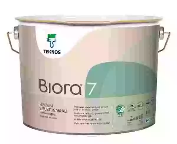 Teknos Biora 7 / Текнос Биора 7 краска акриловая для стен на водной основе