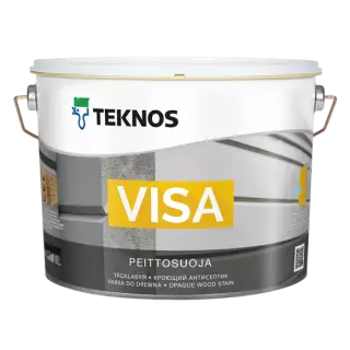 Teknos Visa / Текнос Виса антисептик кроющий на основе акрилата усиленный алкидом для наружных работ