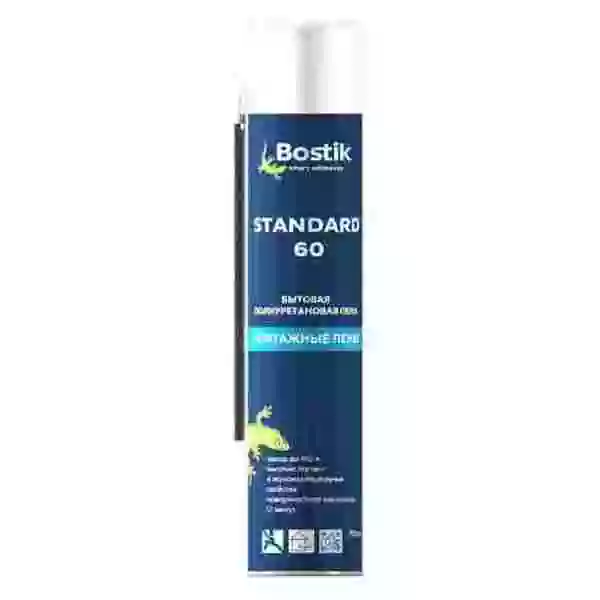 Bostik Standart 60 пена монтажная бытовая, летняя