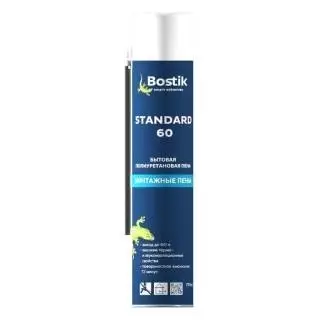 Bostik Standart 60 пена монтажная бытовая, летняя