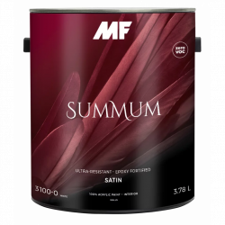 MF Paints Summum 3100 Краска для внутренних и наружных работ усиленная силиконизированной эпоксидной смолой