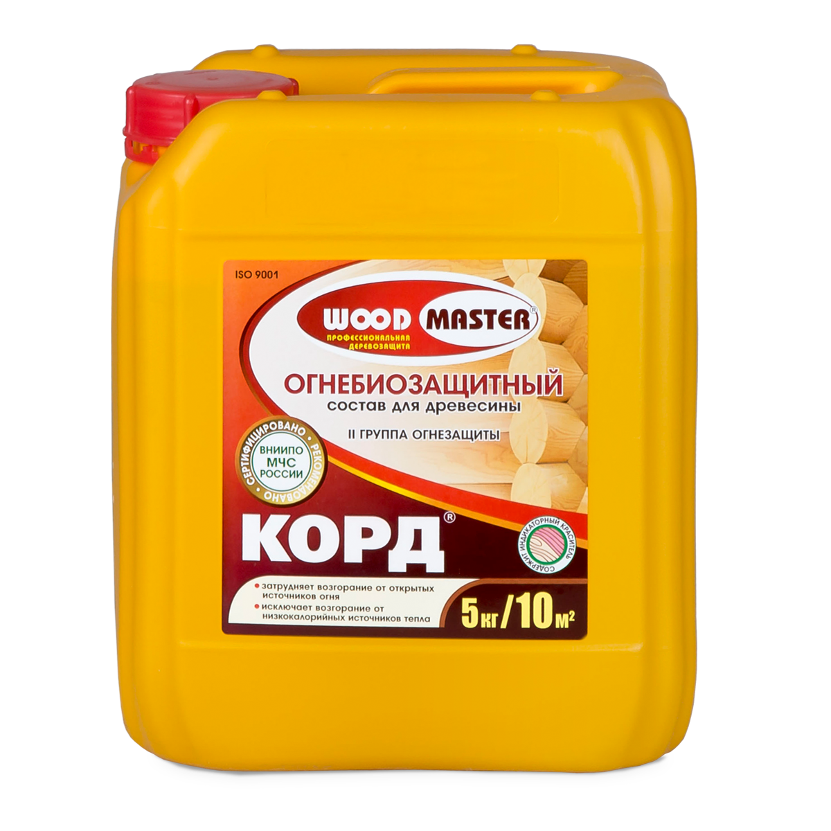 Рогнеда Woodmaster / Вудмастер Корд огнебиозащитный пропиточный состав IIгр эффективности для древесины