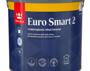 Tikkurila Euro Smart 2 Интерьерная краска глубокоматовая для стен и потолков