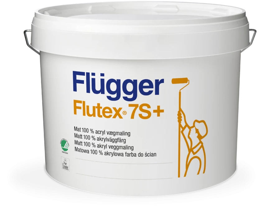 Flugger Flutex 7S+ Краска для стен и потолков для быстрой и качественной окраски