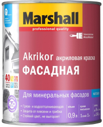 Marshall Akrikor Краска фасадная силикон-акриловая для наружных работ
