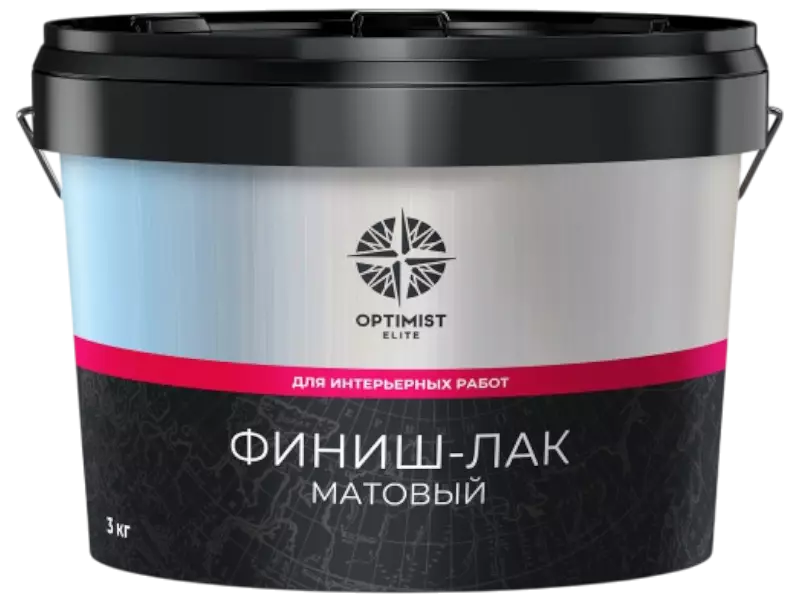 Optimist Elite D 732 / Оптимист Элит Финиш - лак акриловый бесцветный, матовый