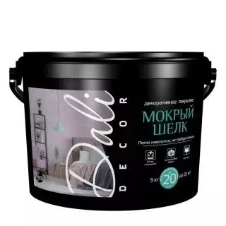 Рогнеда Dali-Decor / Дали-Декор Мокрый шелк декоративная штукатурка с эффектом легкой шелковой ткани или «морозного стекла»