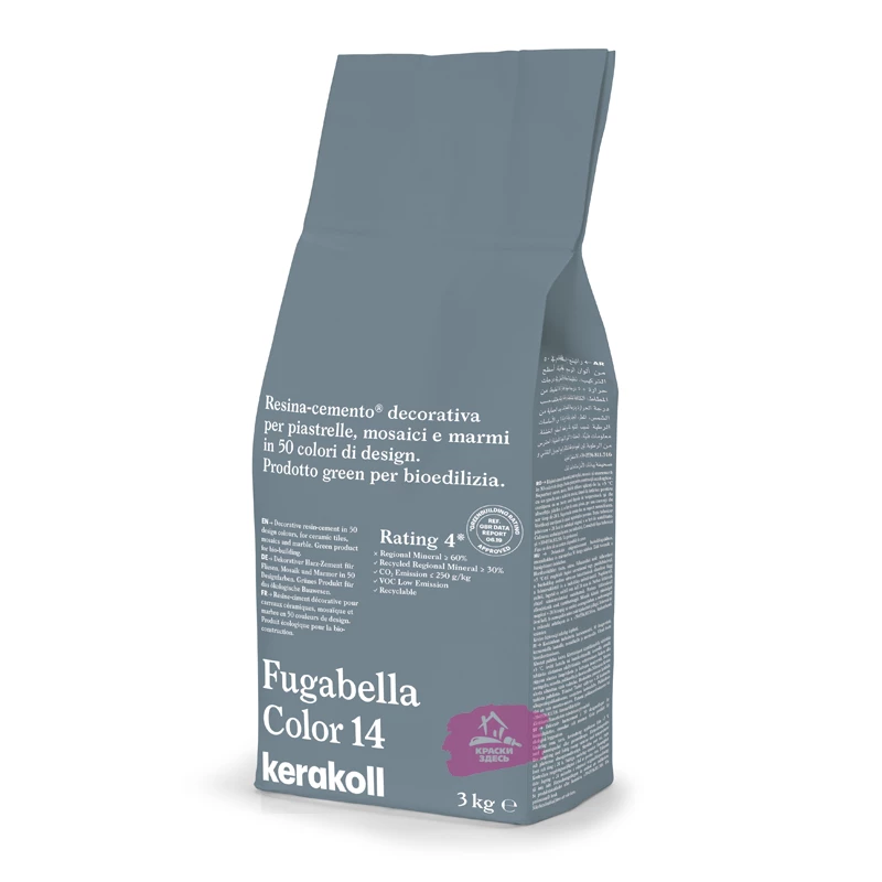 Kerakoll Fugabella Color / Кераколл Фугабелла Колор затирка для керамической плитки, мозаики и мрамора сверхгладкая