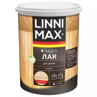Linnimax Аква Лак для дерева для внутренних работ