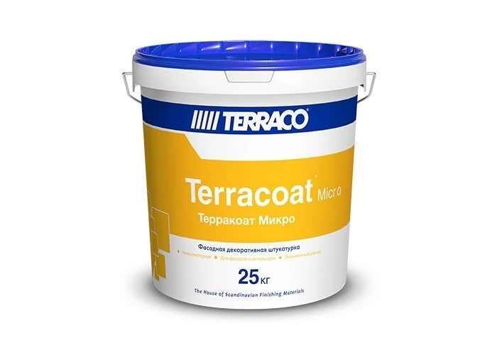 Terraco Terracoat Micro Декоративное акриловое покрытие с мелкой текстурой "Шагрень"