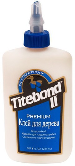 Titebond II Premium Wood Glue / Титебонд клей ПВА однокомпонентный для дерева для наружных работ