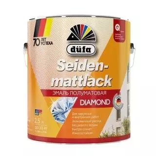 Dufa Seidenmattlack Эмаль алкидная стойкая к механическим нагрузкам для внутренних и наружных работ