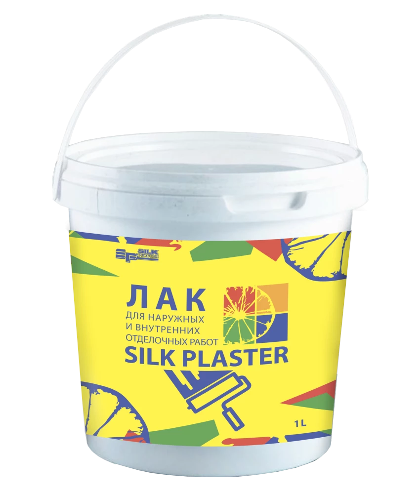 Silk Plaster / Силк Пластер Лак для жидких обоев и декоративной штукатурки с повышенной износостойкостью