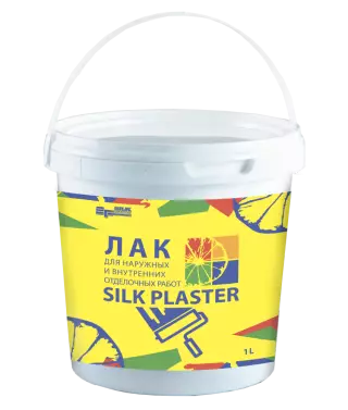 Silk Plaster / Силк Пластер Лак для жидких обоев и декоративной штукатурки с повышенной износостойкостью