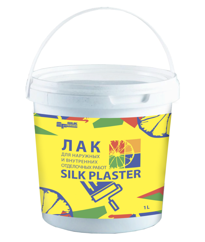 Silk Plaster / Силк Пластер Лак для жидких обоев и декоративной штукатурки с повышенной износостойкостью