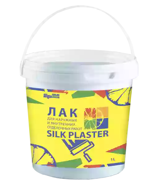 Silk Plaster / Силк Пластер Лак для жидких обоев и декоративной штукатурки с повышенной износостойкостью