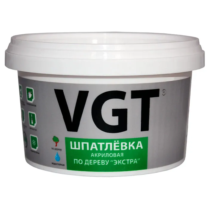 VGT Шпатлевка Экстра акриловая по дереву универсальная