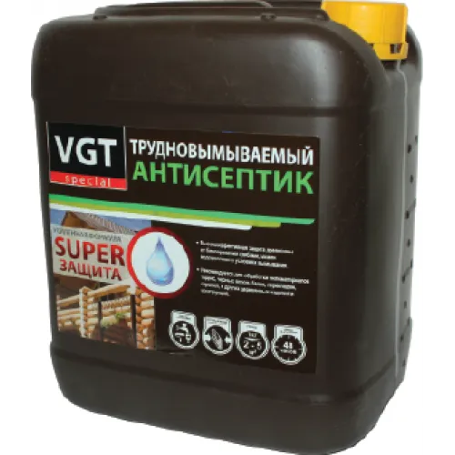 VGT Антисептик трудновымываемый, супер защита