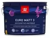Tikkurila Euro Matt 3 Латексная краска глубоко матовая для стен и потолков