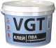 VGT Клей ПВА строительный для добавки к цементному раствору и приклеиванию бумаги
