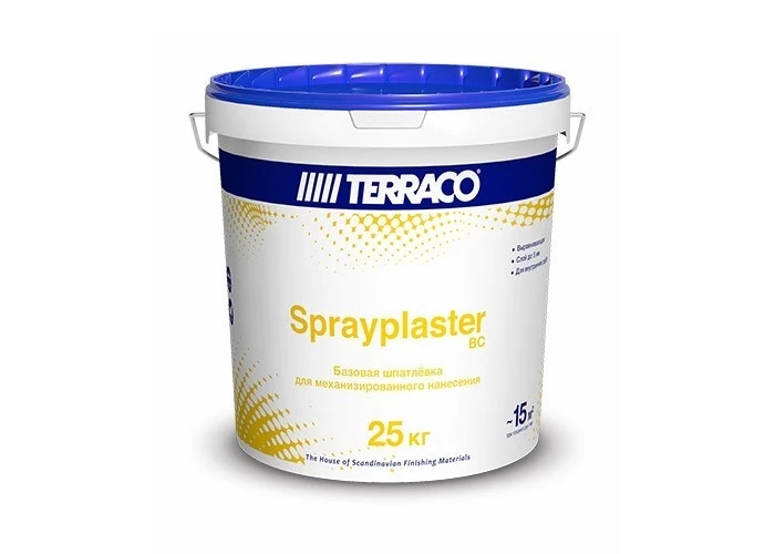Terraco Sprayplaster BC Базовая шпатлевка для механизированного нанесения